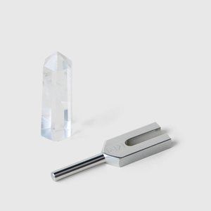 Tuning Fork and Quartz Crystal Set by KonMari Marie Kondo